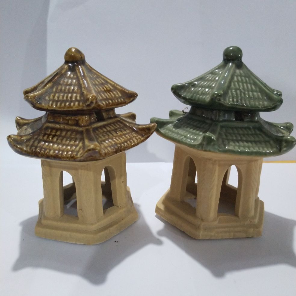 LẦU GIÓ GỐM SỨ TRANG TRÍ TIỂU CẢNH