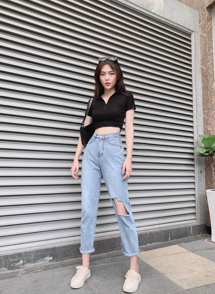 Áo thun croptop thời trang_[Giá gốc tận xưởng]