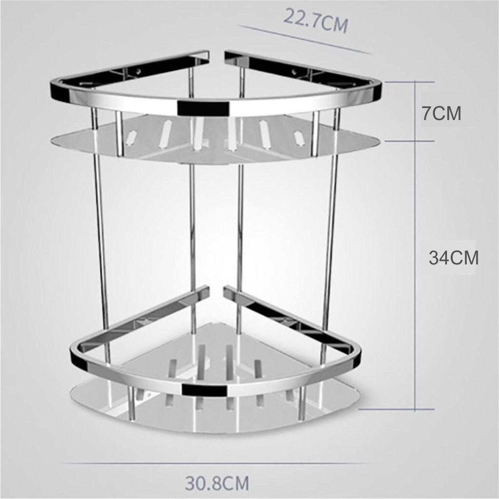 Kệ Góc Nhà Tắm Inox 304 Cao Cấp