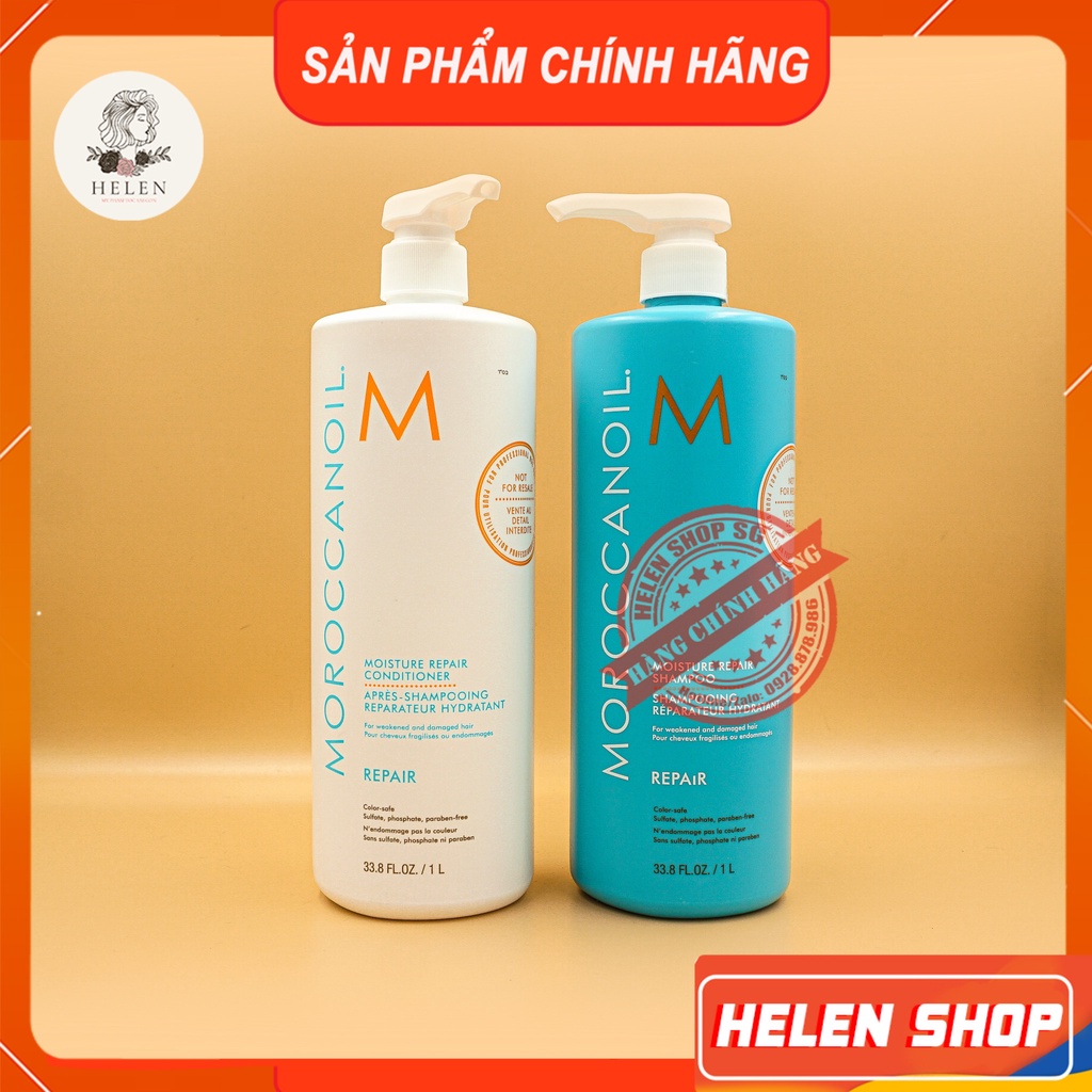 Dầu gội xả moroccanoil smooth,hydration,repair,volume 1000ml
