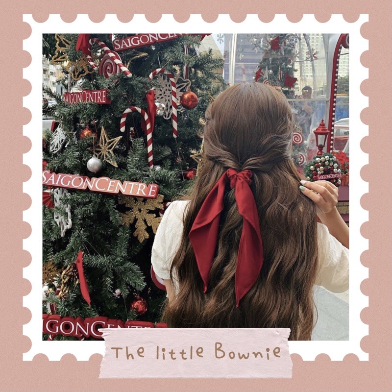 Cột tóc vải tiểu thư Janet Scrunchie The little Bownie
