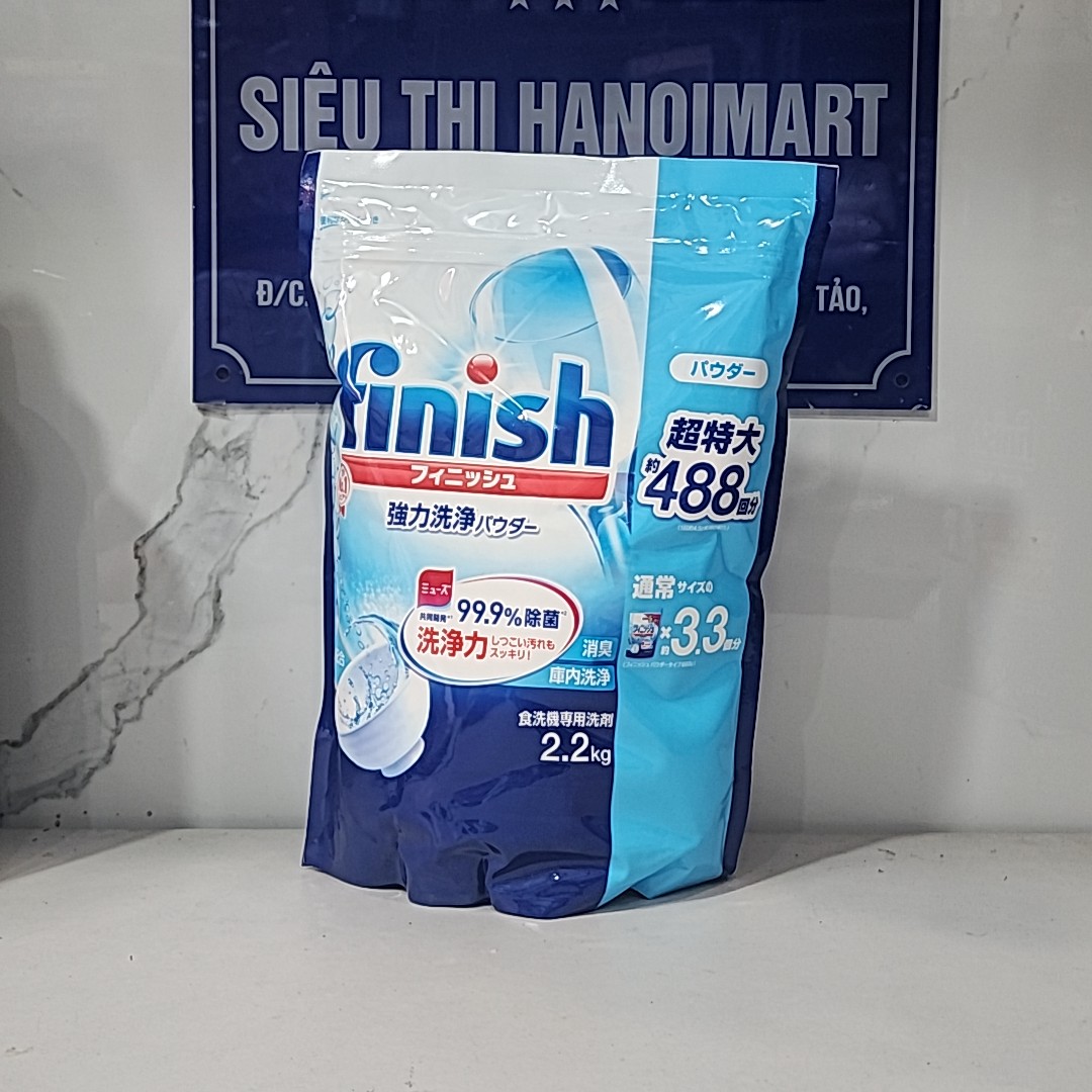 Bột rửa chén Finish 2.2kg hoặc Muối Finish 1.2kg hoặc Nước làm bóng finish 800ml