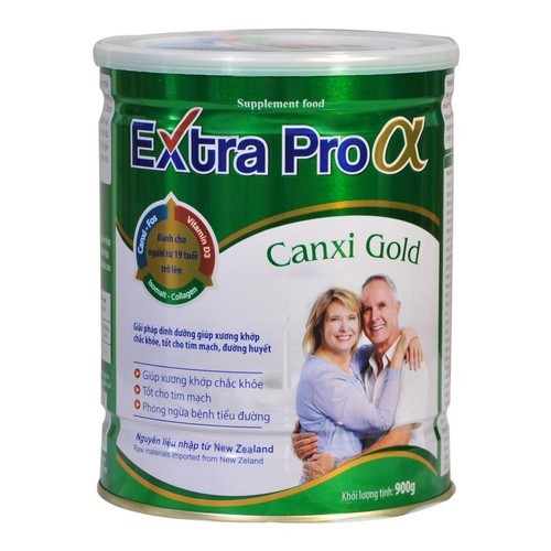 Sữa canxi cho người già Extra Pro Canxi 900gr