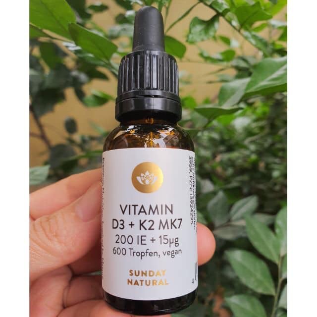 Vitamin D3 K2 Mk7 Sunday Natural 20ml Đức