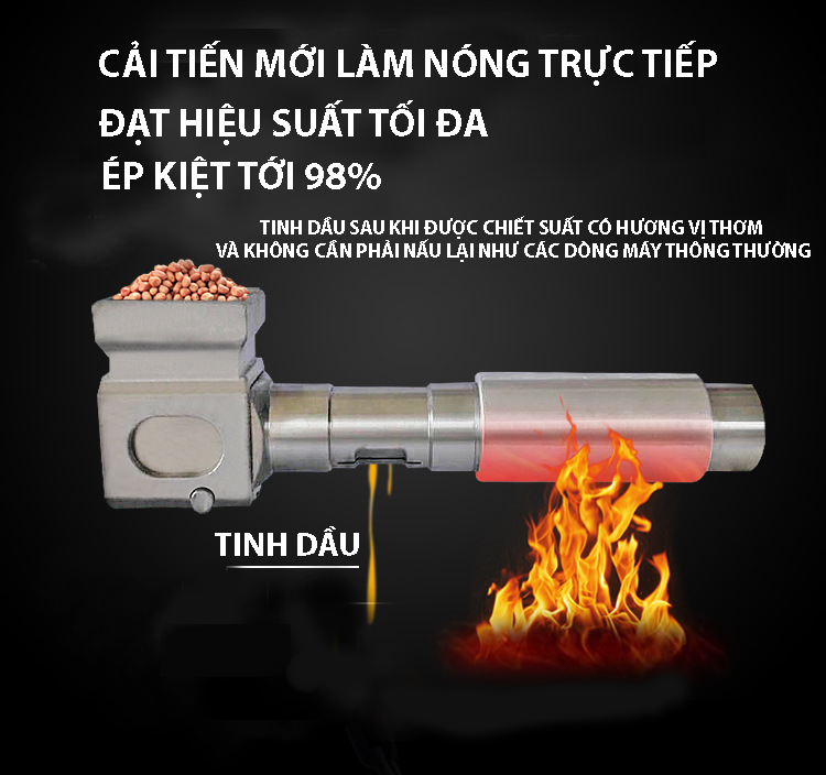 Máy ép dầu thực vật gia đình cao cấp K250