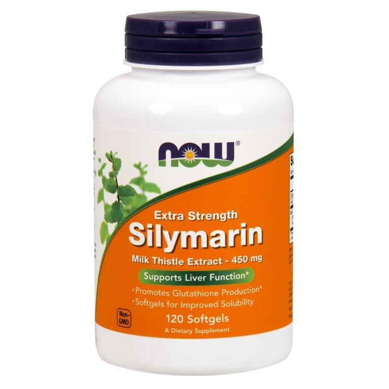 Viên Uống NOW FOODS Extra Strength Silymarin 450mg Giải Độc Gan, Tăng Cường Chức Năng Gan, Thận