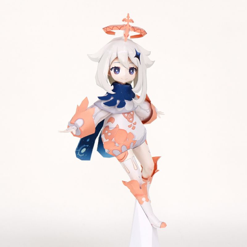 Mô hình giấy anime girl Game Genshin Impact) Paimon