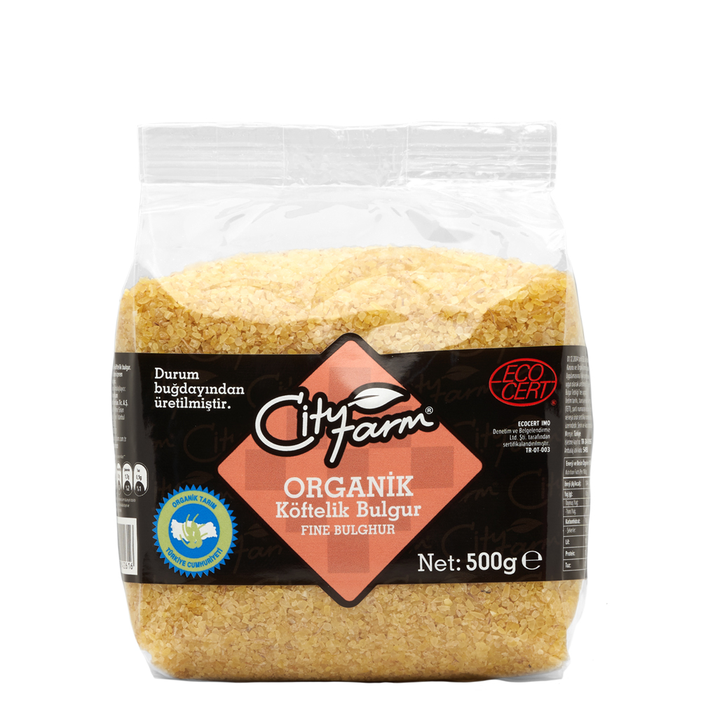 [HCM]City Farm Hạt Lúa Mì Bulgur Hạt Mịn Hữu Cơ 500g