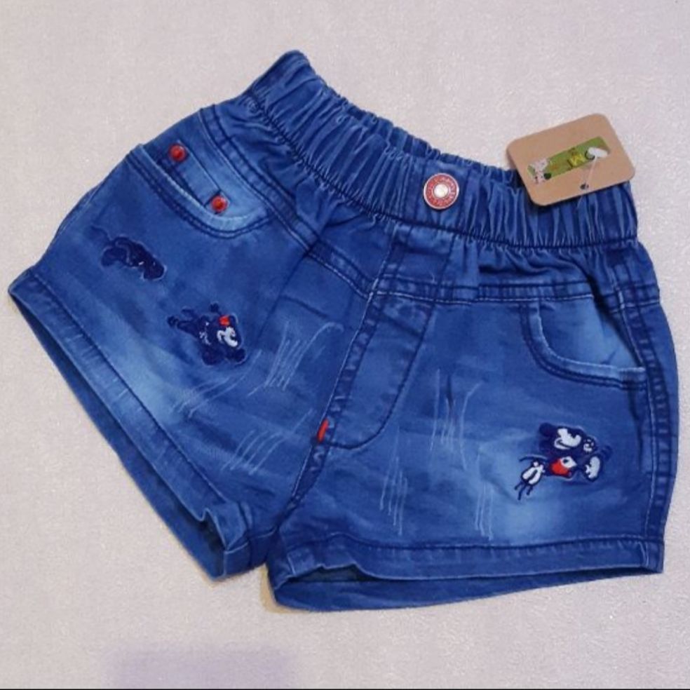 Quần short jean cho bé gái