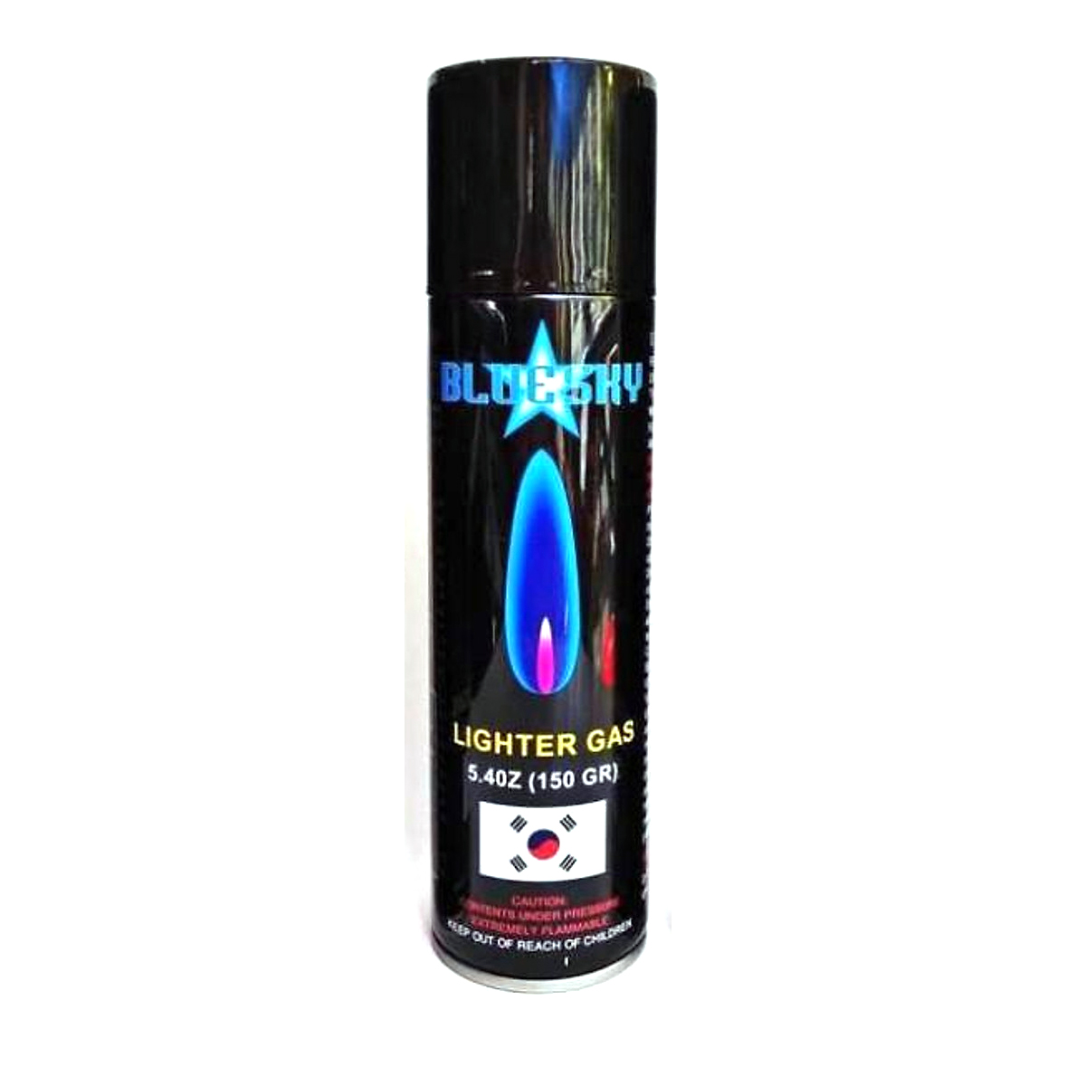 ( Loại xịn) Bình bơm gas bật lửa Hàn Quốc 150g tặng kèm 5 đầu bơm