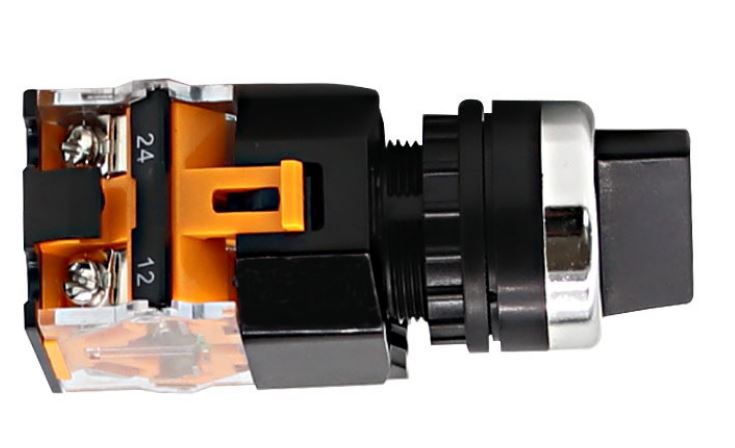 công tắc xoay  3 vị trí LA38 phi 22
