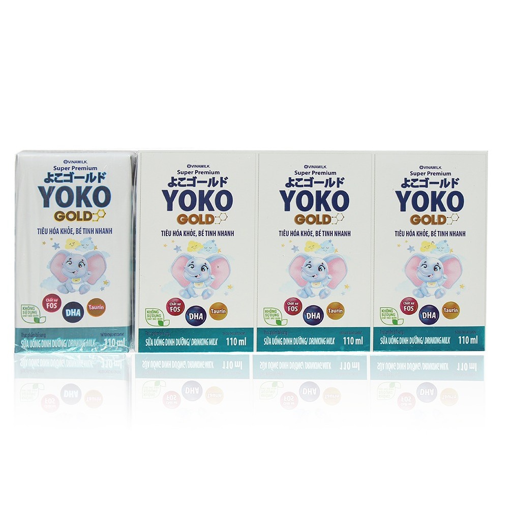 Thùng 48 hộp Sữa Yoko pha sẵn 110ml HSD 2025