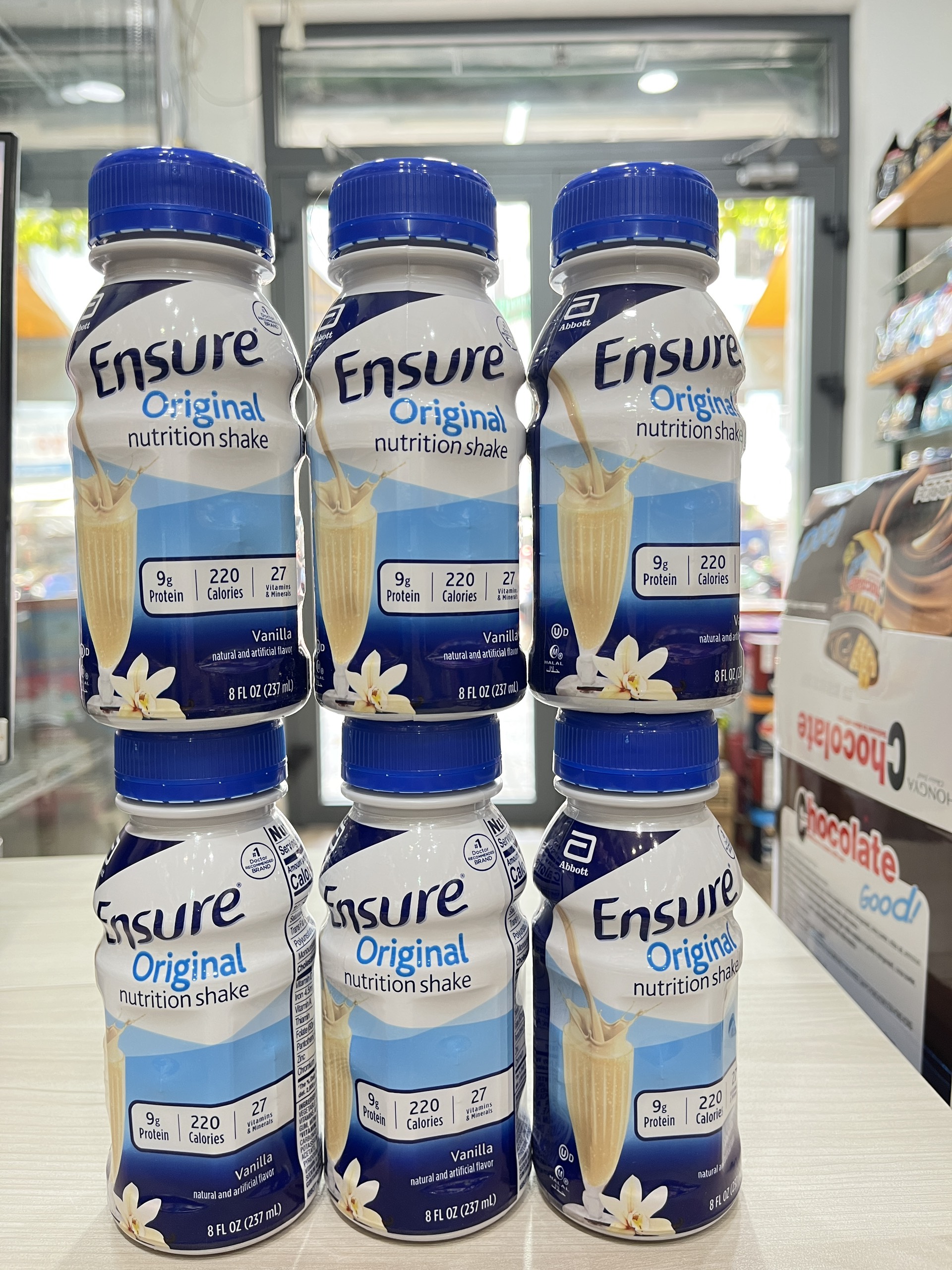 Date 05/2026 Combo 6 Chai Sữa Ensure nước Mỹ 237ml