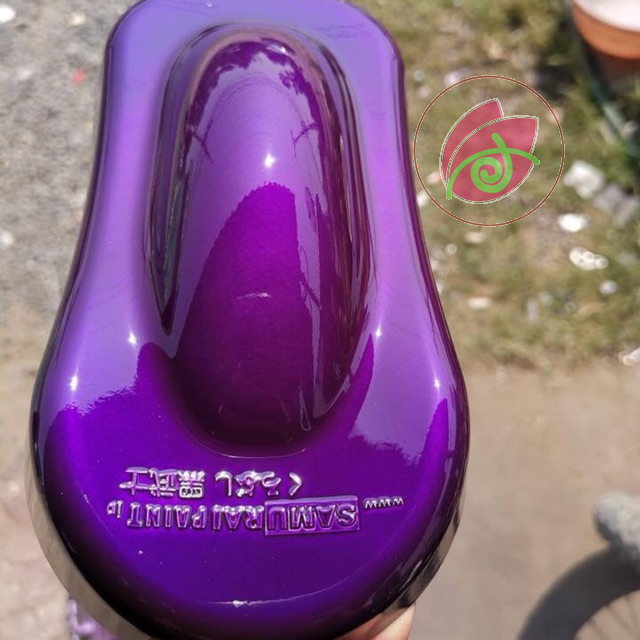 [COMBO] Sơn xịt Samurai màu Candy Tím - TC Y9014 với bóng K1K
