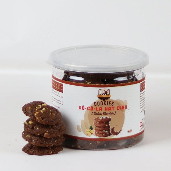 [HCM][Bánh Dinh Dưỡng]Cookies Chocolate - Hạt Điều - 200gr.