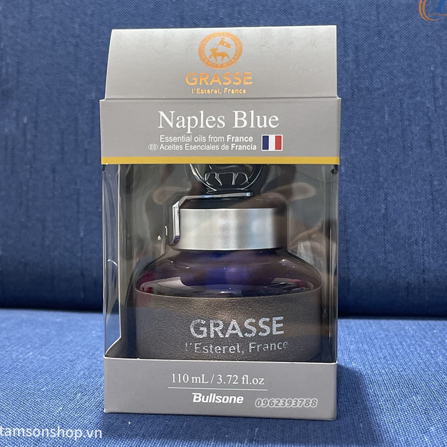 Chai nước hoa xe hơi 100% dầu tựu nhiên từ pháp grasse 110ml-để taplo ô tô