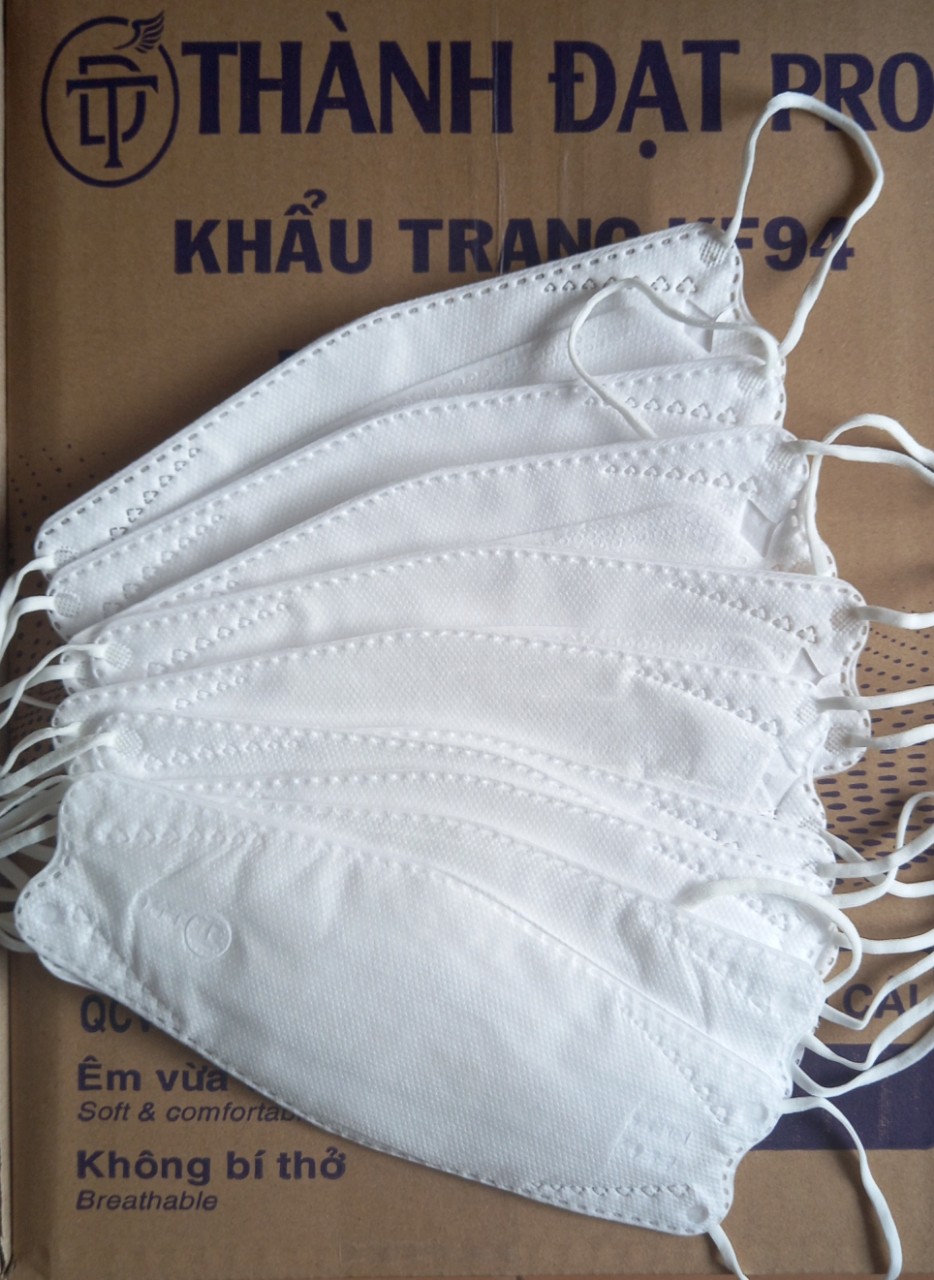 KHẨU TRANG KF94 THÀNH ĐẠT 2 BỊCH 20 CÁI TRẮNG