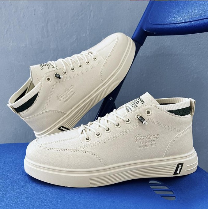 Giày thể thao cổ cao nam đường may tinh tế, êm và ôm chân, đế cao su dày dặn, phong cách trẻ trung thời trang MINH HÀ - 778