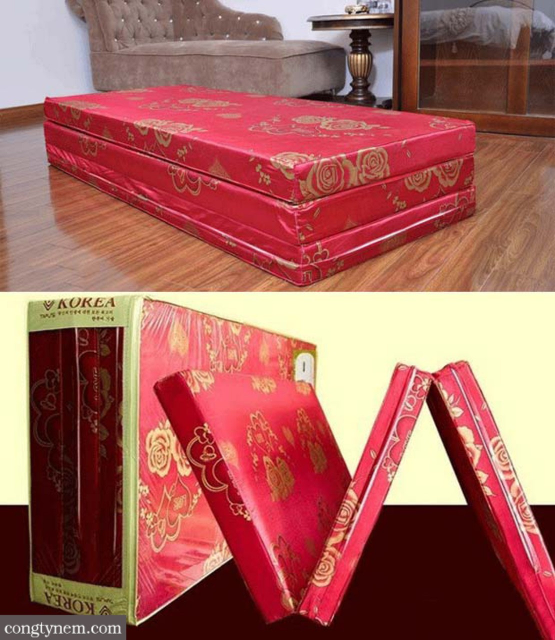 Nệm cứng mous Pe gấp 3