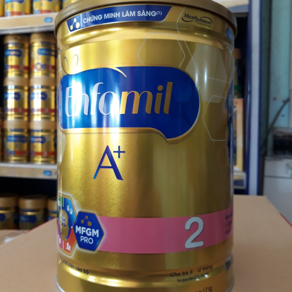 Sữa bột Enfamil A+ 2 - lon thiếc 1.7kg