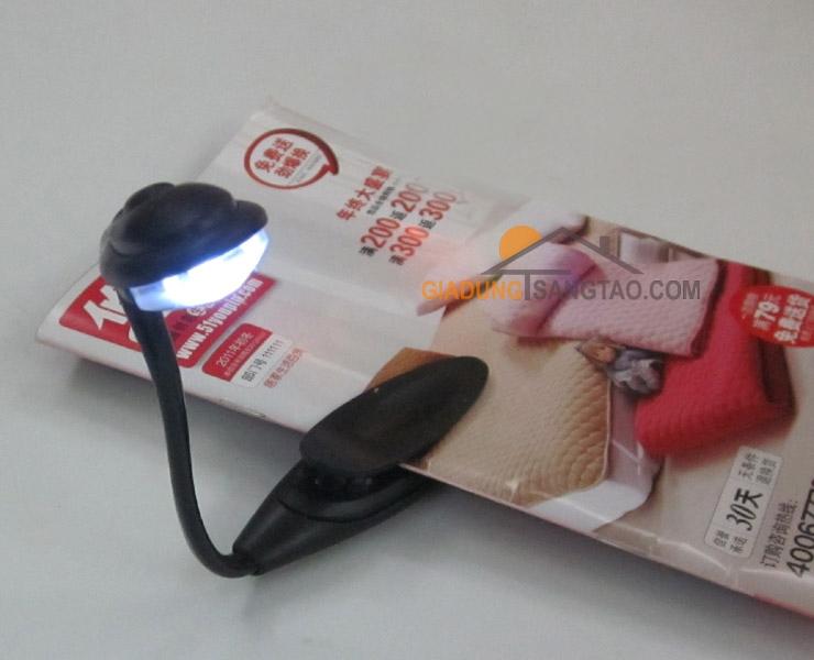 Đèn đọc sách mini đa năng đế kẹp
