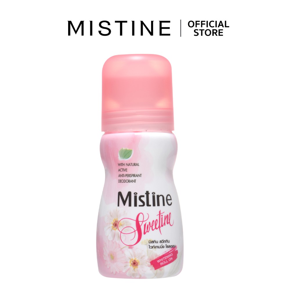 Lăn Khử Mùi MISTINE SWEETINE WHITENING ROLL ON 35 ML
