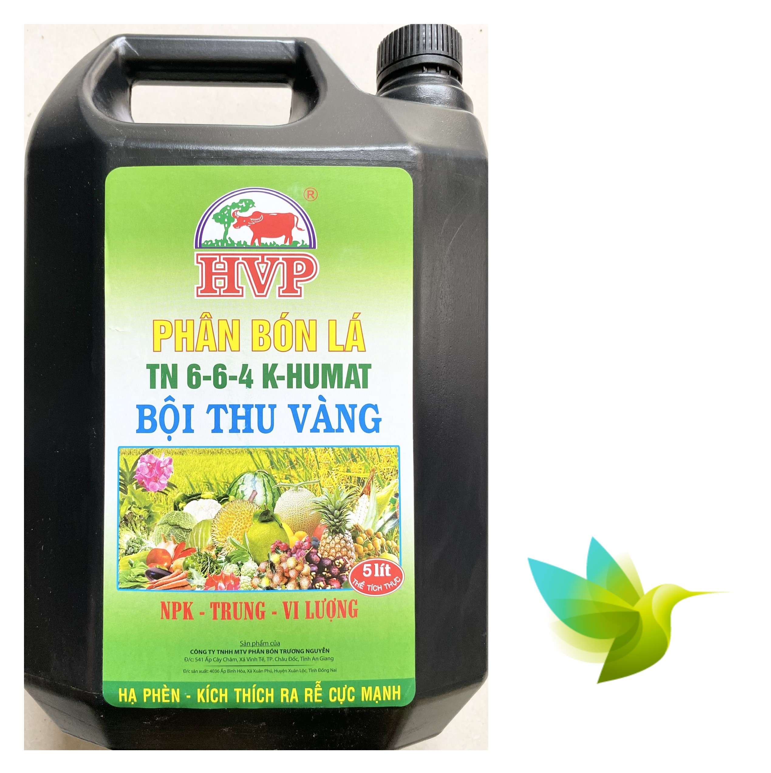 Hvp phân bón lá - tn 6-6-4 k-humat - #235a# 5 lít