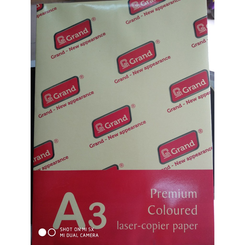 Giấy Màu Photo 80Gsm A3 25 Màu(Có Bảng Màu Cho Những Khách Muốn Đặt Hàng)