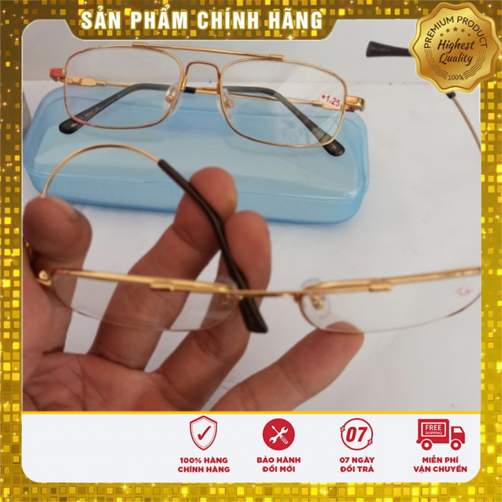 Kính đọc sách, kính lão thị, viễn thị gọng dẻo cao cấp dành cho người già trên 40 tuổi , đủ số độ từ 0.5 - 4.0 độ