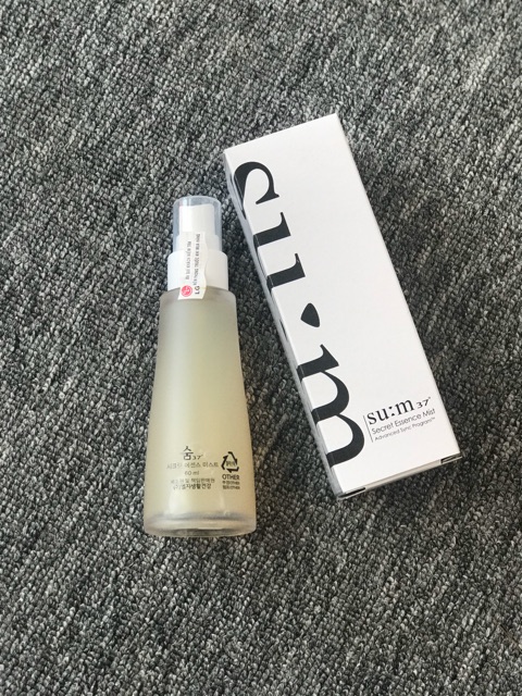 [HCM]Xịt Khoáng Nước Thần - Su:M37 Secret Essence Mist 60Ml