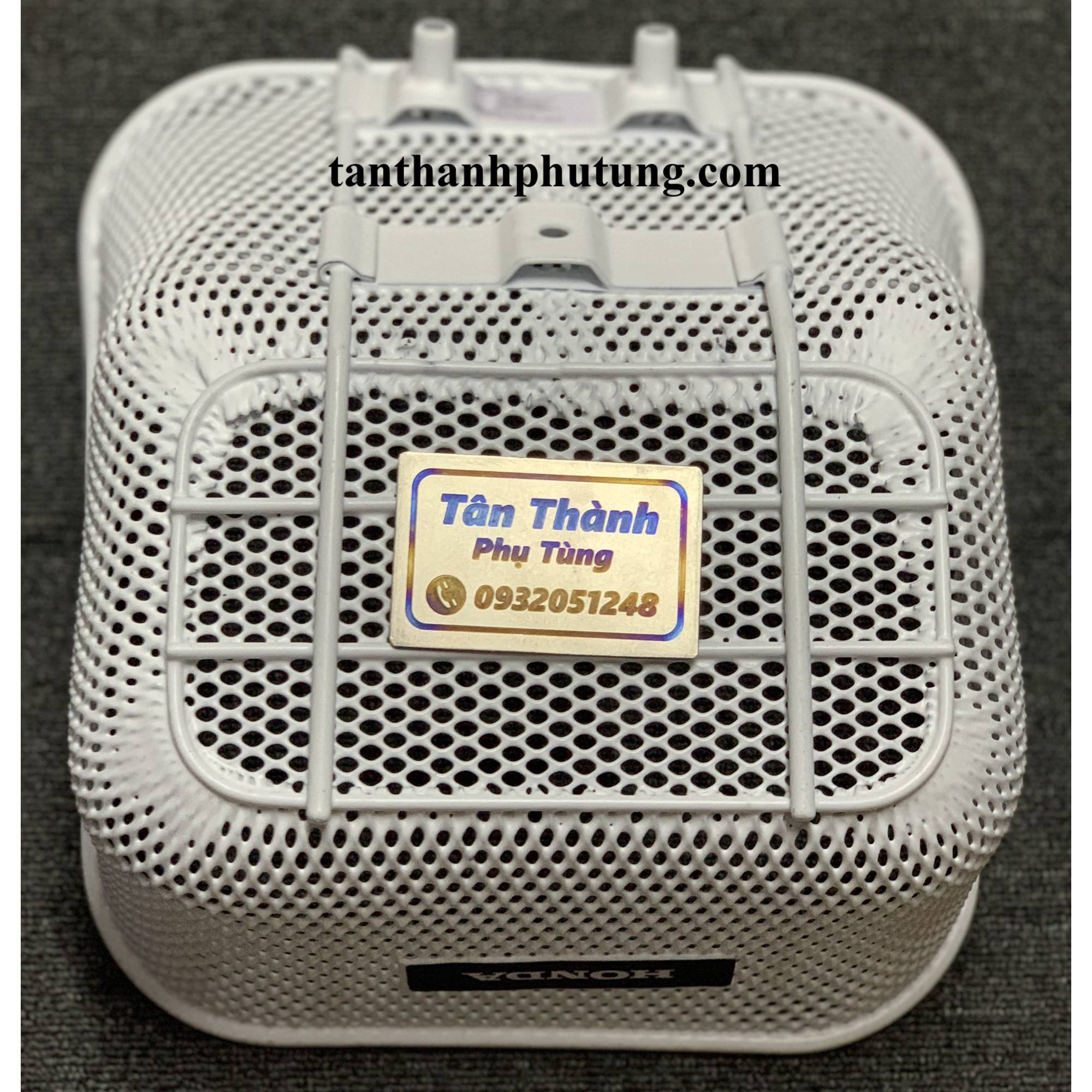 Rổ Thái Wave RS, Wave lớn, WS100 màu trắng chỉ 2 lỗ trên