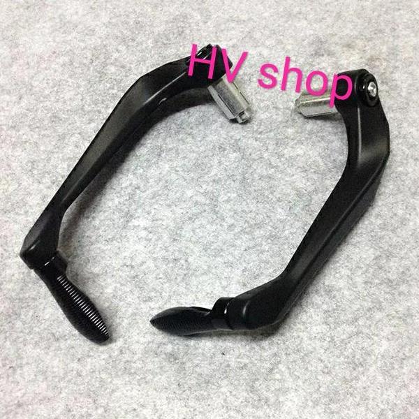 Gu tay thang xe may bộ 2 Gù bảo vệ tay thắng CNC moto xe máy hv shop ( đen ) (1 cặp )
