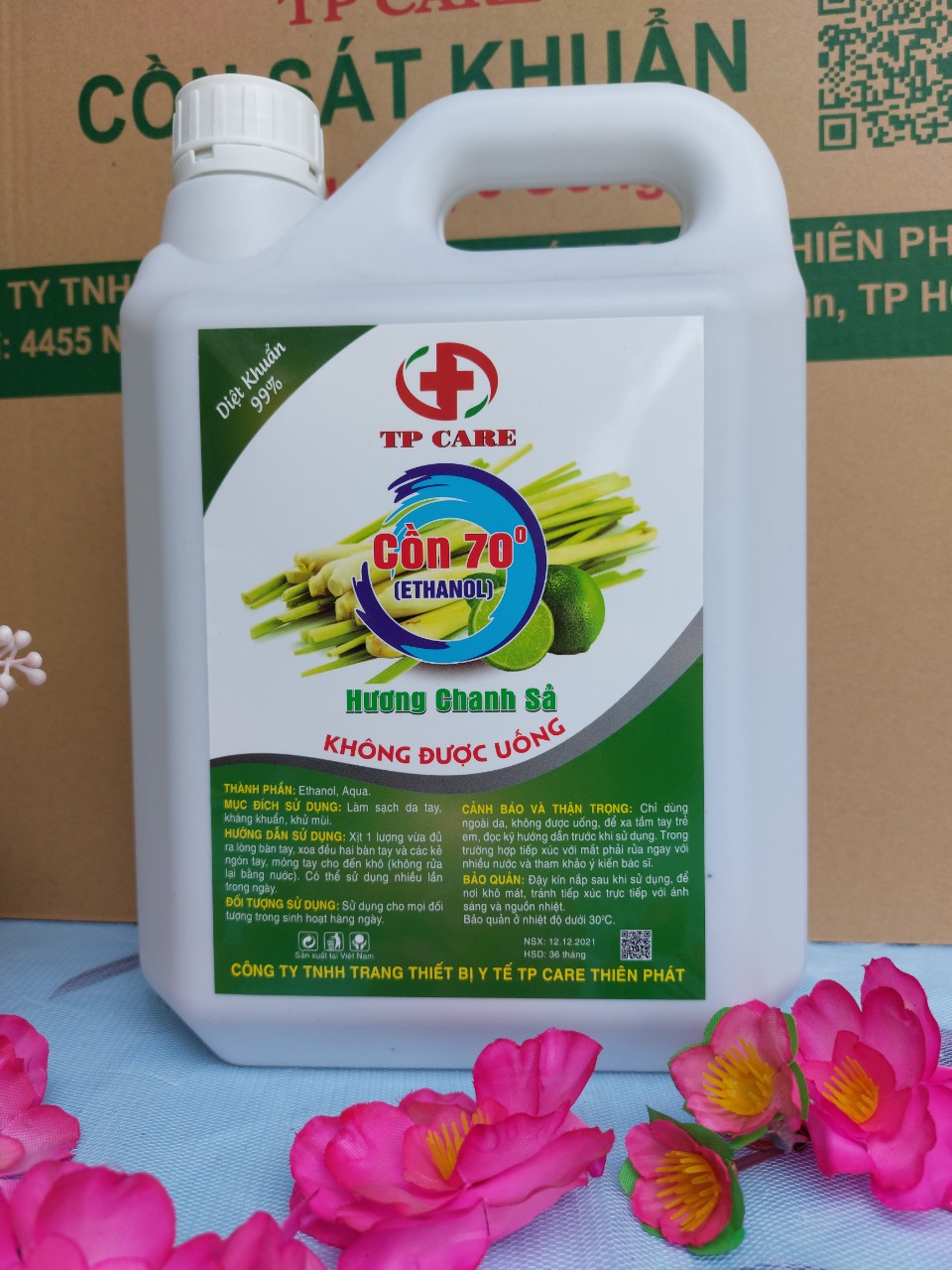 [6_70] Sát khuẩn nhanh can 4kg5 còn 70 độ, không hương & có hương valender, chanh sả,  không hương....giao ngẫu nhiên