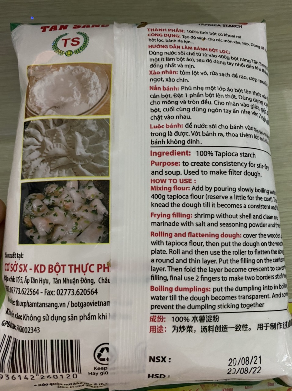 GÓI BỘT NĂNG MIKKO 400G