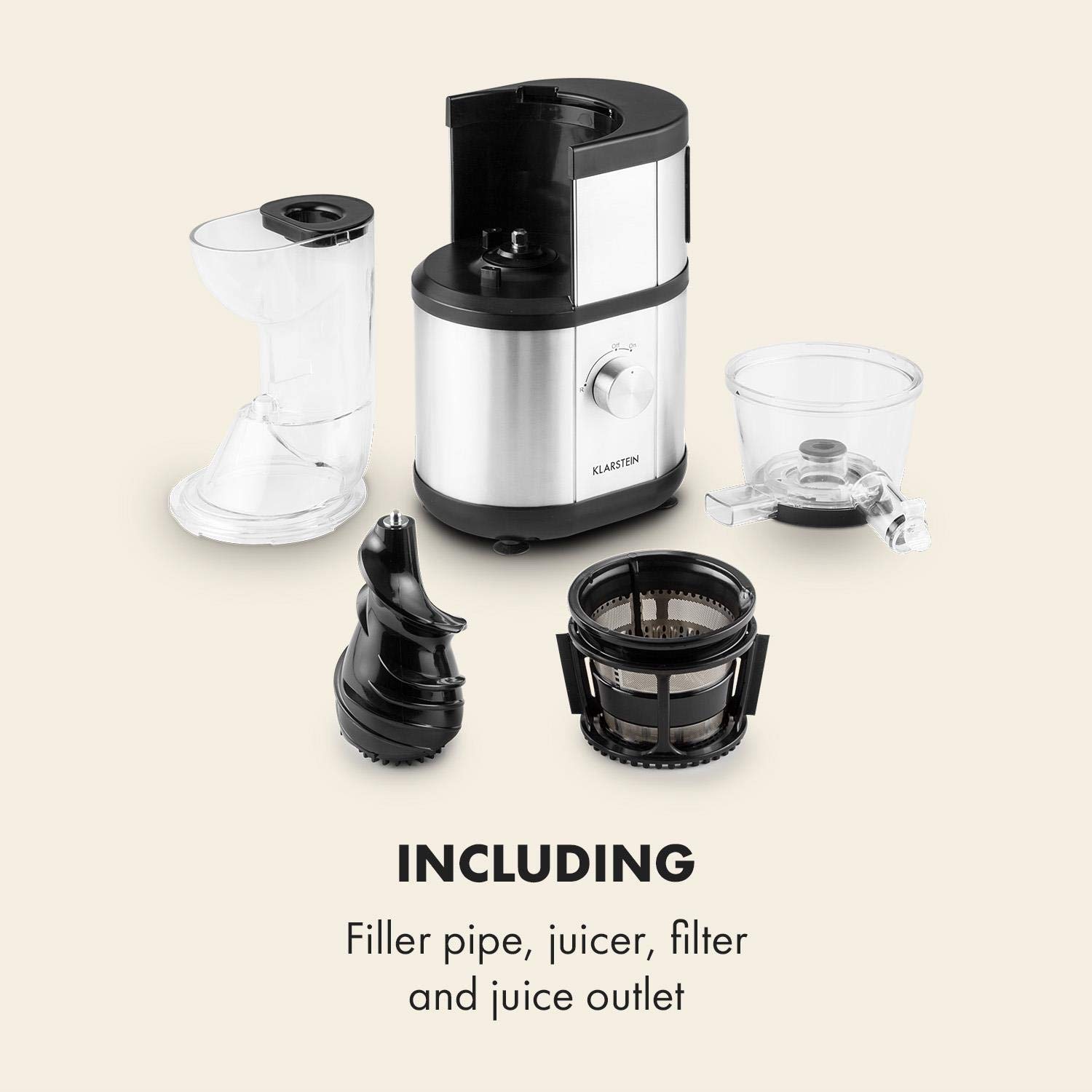 [Trả góp 0%]MÁY ÉP CHẬM KLARSTEIN 400W/60 VÒNG PHÚT