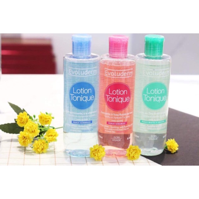 Nước hoa hồng Evoluderm Lotion Tonique - 250ml