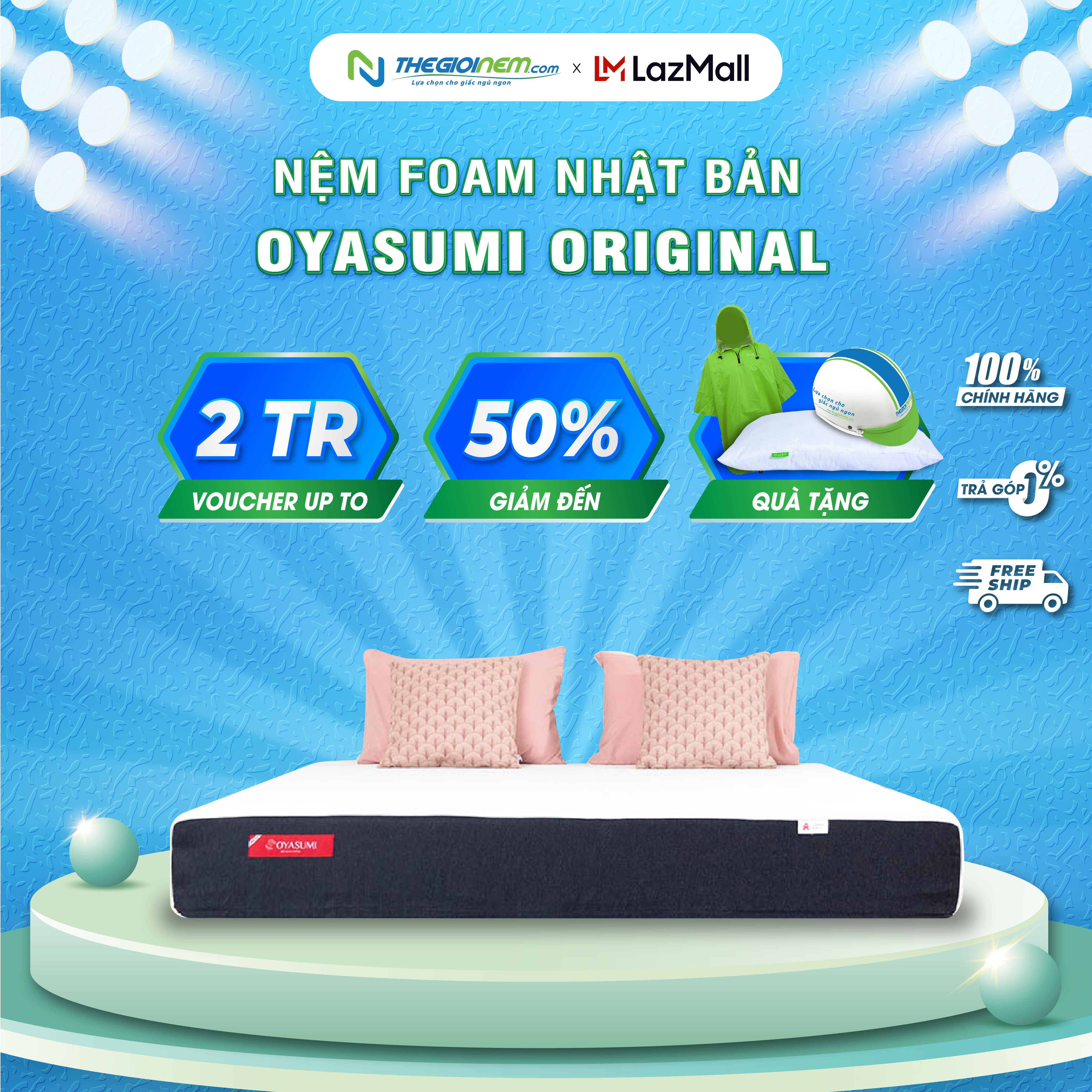 Nệm foam oyasumi original 1 mảnh