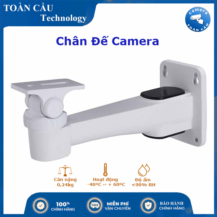 [100% CHÍNH HÃNG] Chân Đế Camera Ngoài Trời Chất Lượng Cao Dùng Để Gắn Vào Camera Ngoài Trời Không Bao Gồm Chân Đế - Camera Toàn Cầu