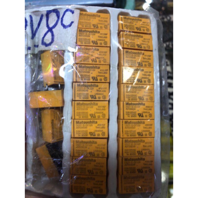 Set 2 Rơle (relay) 12V 8 chân