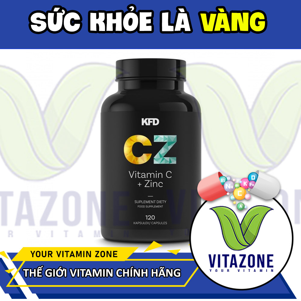 KFD VITAMIN C + ZINC (120 VIÊN)