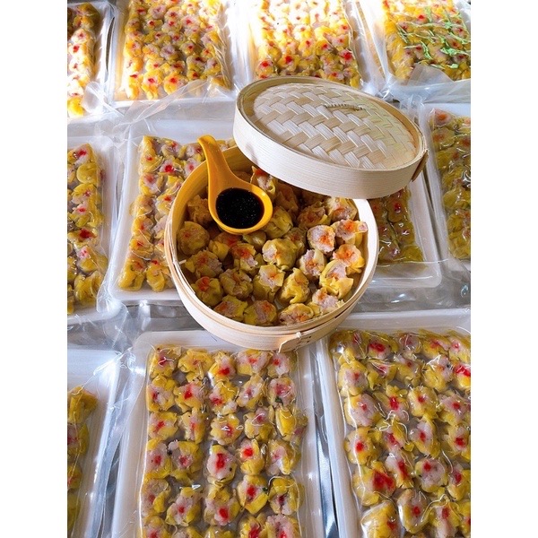 Xíu mại người hoa - khay 20 viên 500gr (giao hỏa tốc tphcm)