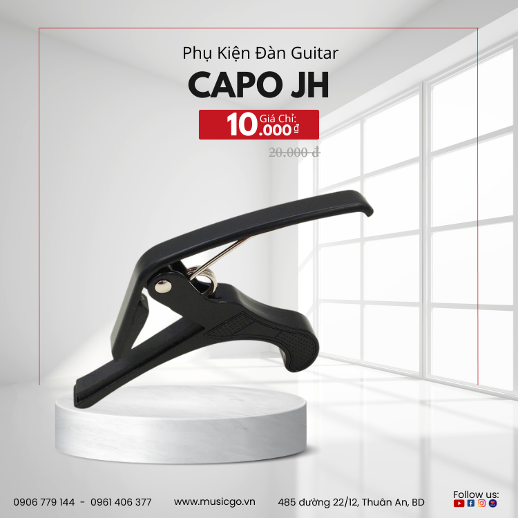 Capo Guitar Classic & Acoustic Capo JH