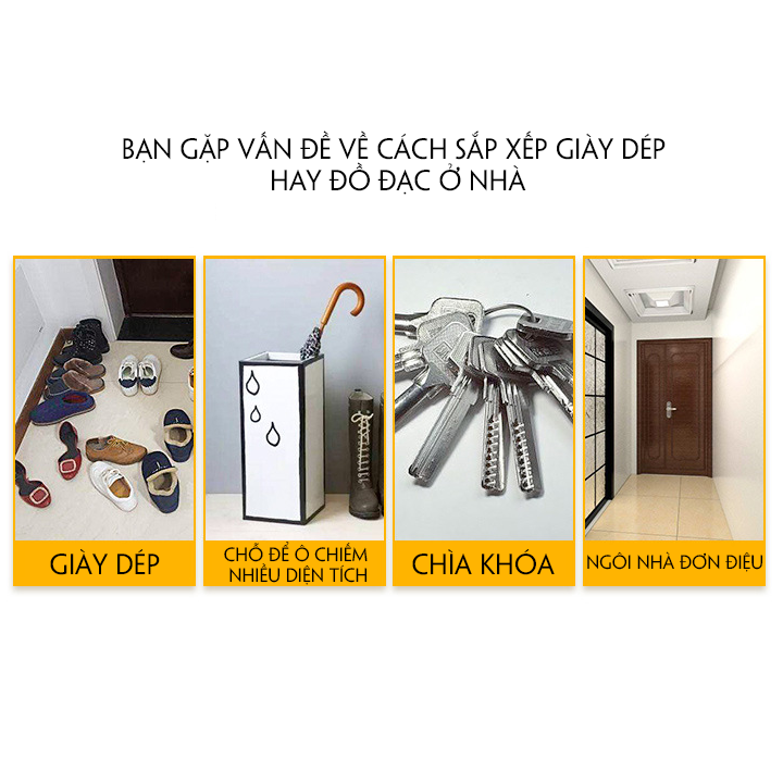 Kệ giày dép bằng gỗ 5 tầng