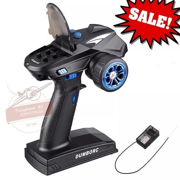 Tay điều khiển DumboRC Dumbo RC RBR/C X4 X6 2.4Ghz 6 Chanel (6 kênh) (4CH 6CH) sóng 500