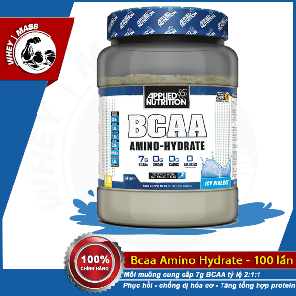 [HCM]Chống Dị Hóa Cơ Bắp Bcaas APPLIED NUTRITION BCAA AMINO HYDRATE 100 lân dùng ( 14kg)