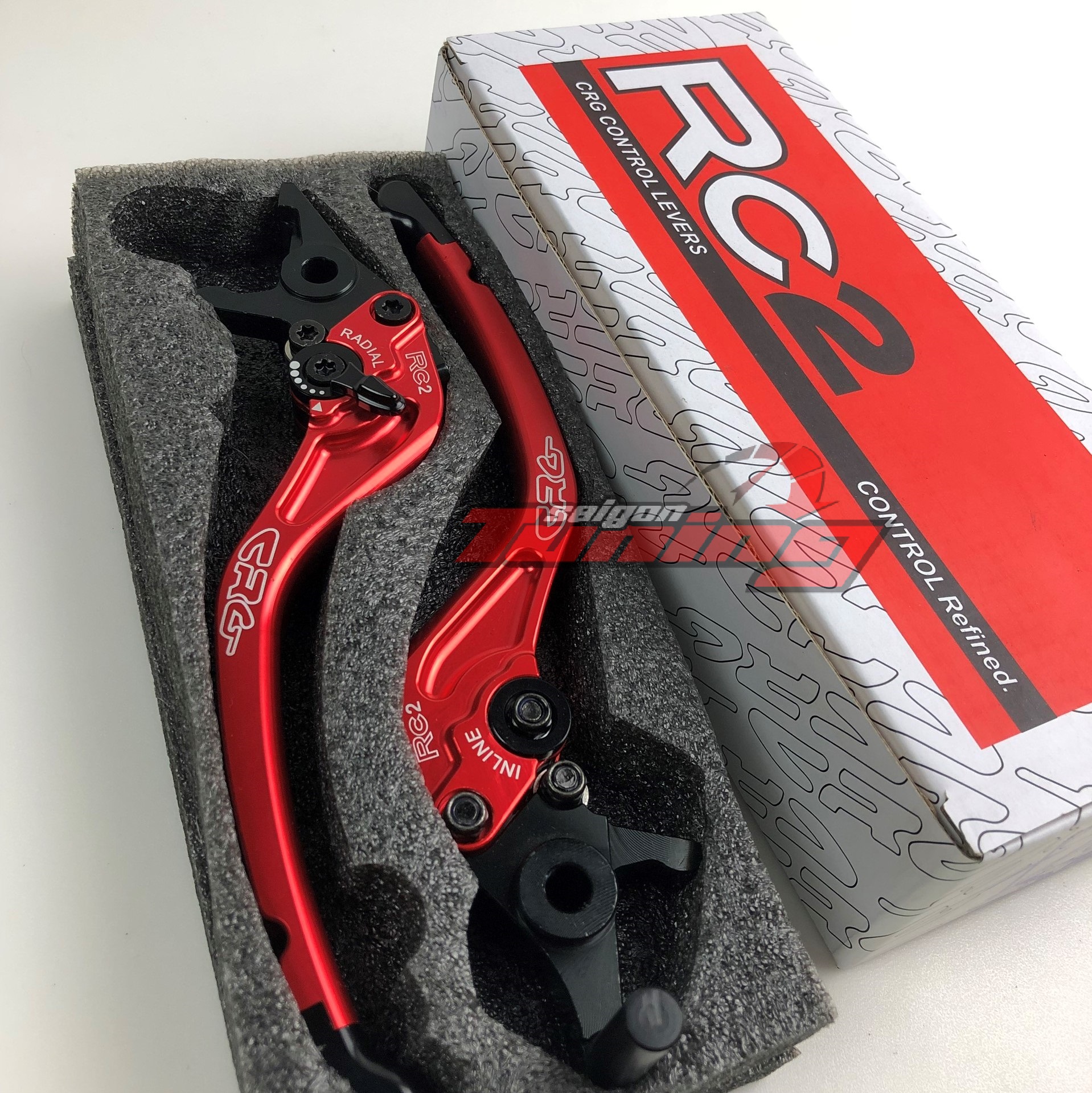 Tay thắng SH 6 số RC2 - Màu đỏ Red