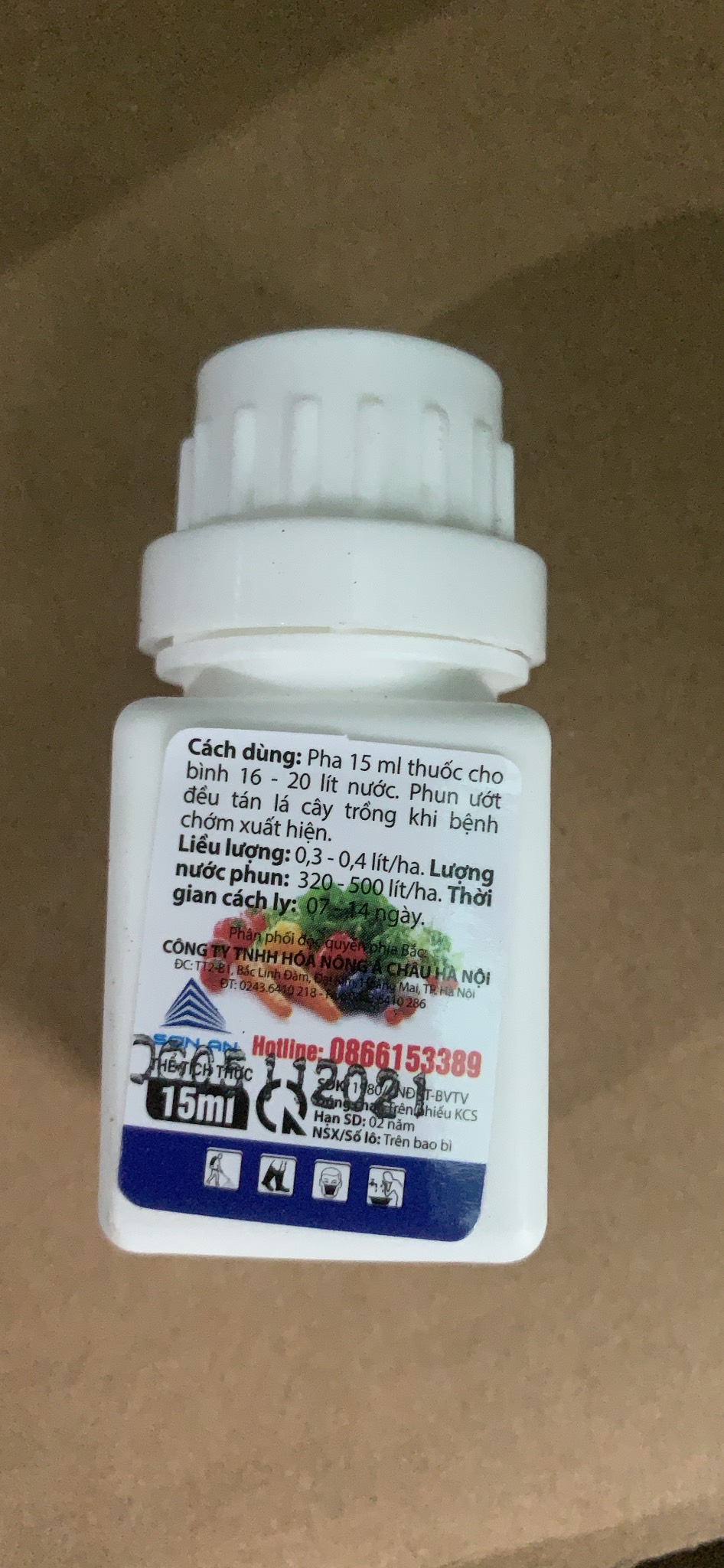 Chế phẩm trừ bệnh vàng lá, phấn trắng, đốm đen bách bệnh cho cây trồng lọ 15ml