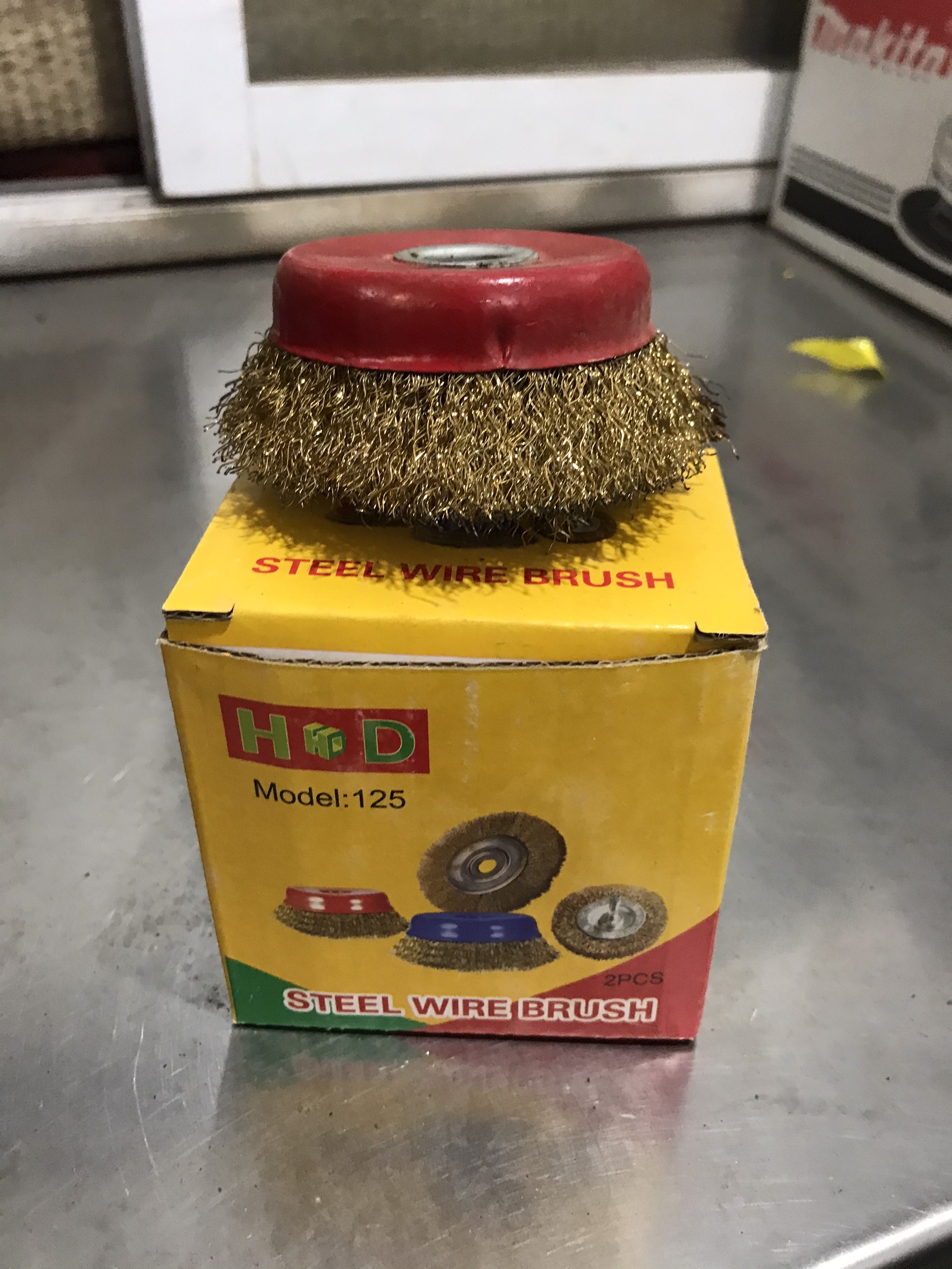 Chổi đánh rỷ D100 thép