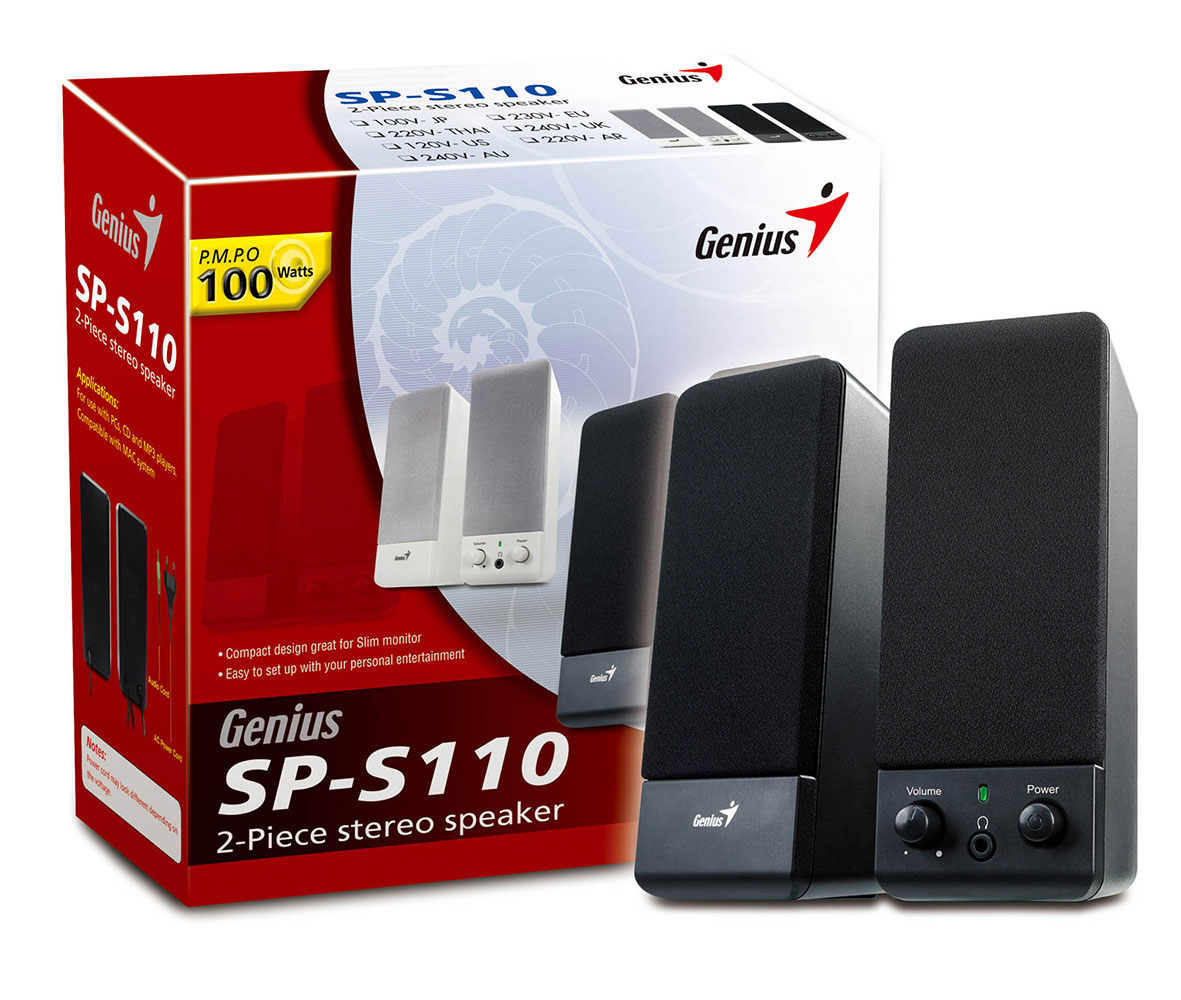 Loa 2.0 Genius S110. Loa Genius SP-S110 2.0.