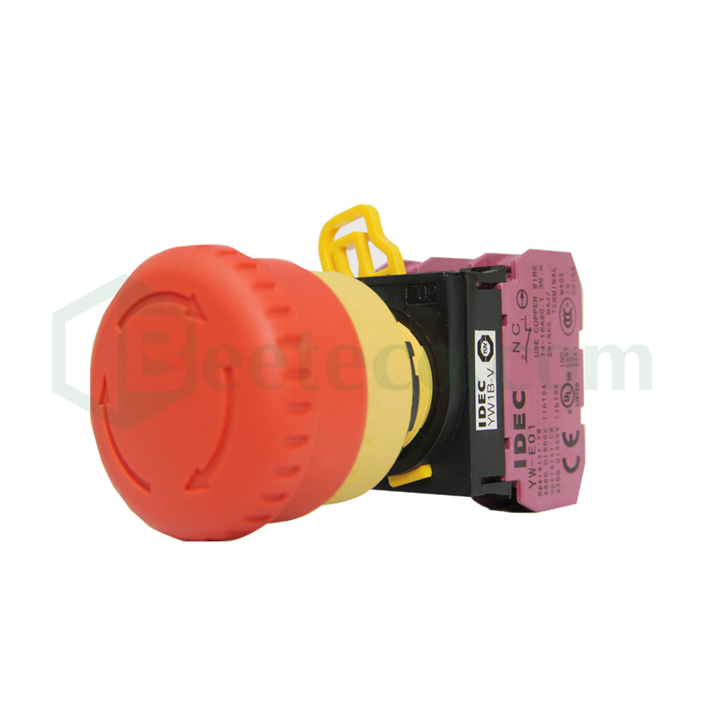 YW1B-V4E : Nút nhấn khẩn Idec phi 22